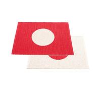 pappelina Paillasson Vera Small One 70x90cm rouge - vanille Lxl 90x70cm