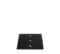 Pappelina Tapis réversible Peg - noir/ lin - 70 x 60 cm