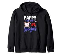 Pappy of Rookie 1er Anniversaire de Baseball Assorti à thème Sweat à Capuche