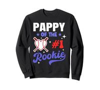Pappy of Rookie 1er Anniversaire de Baseball Assorti à thème Sweatshirt