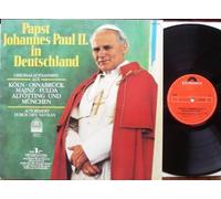 Papst Johannes Paul II. - Papst Johannes Paul II. in Deutschland / ORIGINALAUFNAHMEN AUS KÖLN / OSNABRÜCK / MAINZ / FULDA / ALTÖTTING UND MÜNCHEN / AUTORISIERT DURCH DEN VATIKAN / 15.-19. November 1980 ORIGINAL-LIVE-MITSCHNITTE AUS DEN ANSPRACHEN / 1980 / Bildhülle / Polydor # 2437866 / Deutsche Pressung / 12" Vinyl Langspiel Schallplatte