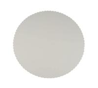 PAPSTAR 10 Sous tartes, carton, pure, rond, Ø 30 cm, blanc avec bord dentelé, 81195