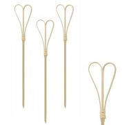 Papstar 100 Amuse-bouches - Brochettes 18 cm 'Heart'