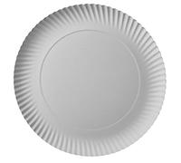 Papstar 100 Assiettes, Carton"Pure Rond Ø 29 cm 2 cm Blanc