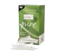 PAPSTAR 1000 Cure-Dents en Bois enveloppé Rond 6,6 cm