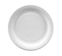 Papstar 11185 Assiette Rond Papier Blanc 100 Pièce(S)