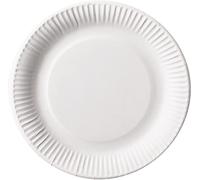 Papstar 11185 Lot de 100 assiettes en carton de 23 cm