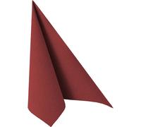 PAPSTAR 11608 Serviettes de table "ROYAL Collection" bordeaux