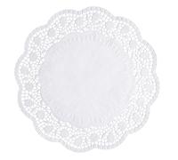 Papstar 12265 Lot de 100 napperons de 36 cm de diamètre Blanc