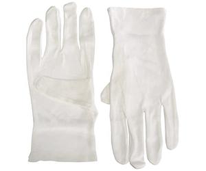 Papstar 12423 Lot de 12 Paires de Gants en Coton Blanc Taille L