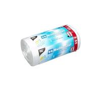 Papstar 12460 Rouleau de 200 sacs poubelles PEHD Transparent35 l 69 x 55 cm