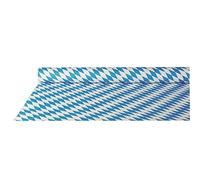 Papstar 12543 Nappe Effet damassé Motif Losanges/Oktoberfest Bleu de Bavière 10 x 1 m