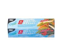 Papstar 14157, 100 sacs de congélation, LLDPE, 1 l, 24 cm x 16 cm, transparent, en boîte