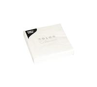 Papstar 14275 Serviettes de cocktail, 250 x 250 mm, blanc