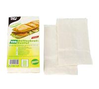 Papstar 14310 Sachet d'emballage alimentaire Blanc 21 x 10 x 3 cm Lot de 100 (Import Allemagne)