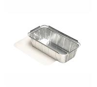 Papstar - 14514 - Plats en aluminium - Argent - 21, 3 x 11 x 5, 4 cm
