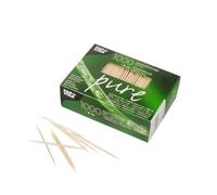Papstar 16692 Lot de 30 boîtes de Cure-Dents en Bois Ronds 8 cm