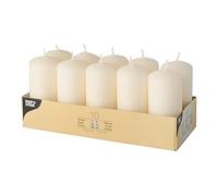 Papstar 17912 10 Bougies de cire 40 mm x 90 mm