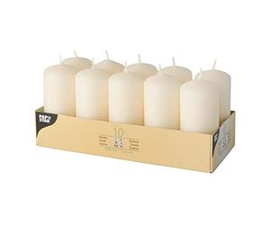 Papstar 17912 10 Bougies de cire 40 mm x 90 mm