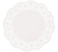 PAPSTAR Pointe à tarte ronde Diamètre : 300 mm blanc 250 pièces