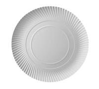Papstar - 2 x 100 Assiettes, carton "pure" rond Ø 32 cm · 2 cm blanc