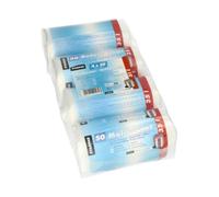 PAPSTAR 200 Lot de 200 sacs poubelle en polyéthylène haute densité 35 l 69 x 55 cm Transparent