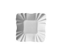 PAPSTAR 250 Lot de 250 bols carrés en carton blanc 9 cm x 9 cm x 3 cm