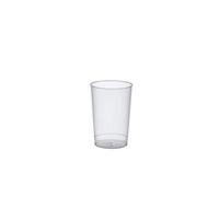 PAPSTAR 40 TASSES - PP 0,2 L Ø 6,8 CM X 9,8 CM - TRANSLUCIDE - INCASSABLE