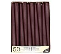 PAPSTAR 50 bougies de chandelier Ø 2,2 cm - 25 cm - Baie