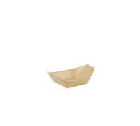 50 BARQUETTES AMUSE-BOUCHES BOIS 8.5X5.5CM NATUREL Beige, Ivoire, Crème, Écru, Naturel, Taupe