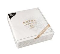 Papstar 50 Serviettes Royal Collection Pliage 1/4 40 cm x 40 cm Grief, # 86548