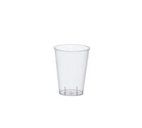 PAPSTAR 50 TASSES A- 0,3 L - 30 CL - Ø 7,9 CM X 11,9 CM EN PLASTIQUE TRANSPARENT