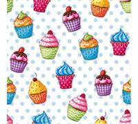 PAPSTAR #82736 Lot de 20 Serviettes en Tissu 3 Couches 33 x 33 cm pour décoration de Maison, gastronomie ou fête