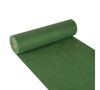 PAPSTAR #84319 Chemin de Table en Tissu Non-tissé Doux Vert foncé 24 m x 40 cm