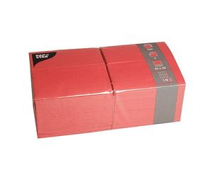 Papstar 84578 250 serviettes 3 plis-pli 1/8 "- 33 cm x 33 cm (rouge)