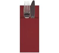 PAPSTAR 86763 480 Airlaid Pochette à couverts 40 x 33 cm Bordeaux