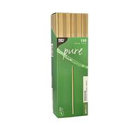 PAPSTAR 88244 Lot de 150 pailles en paille écologique Ø 4 mm 23 cm