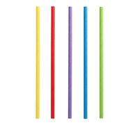 PAPSTAR 88934 Lot de 135 pailles en papier colorées Ø 8 mm 25 cm