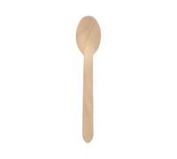 PAPSTAR 89119 CUILLÈRE JETABLE CUILLÈRE À SOUPE JETABLE BOIS NATUREL 1