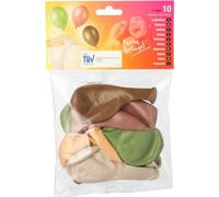 PAPSTAR 89446 Ballons PAPSTAR "Natural", couleurs assorties