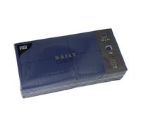 PAPSTAR 89654 PAPSTAR Serviettes Bistro, 320 x 320 mm, 3 plis, bleu foncé