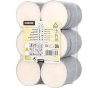 PAPSTAR 90346 24 PAPSTAR bougies à chauffe-plat blanches