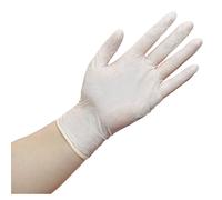 PAPSTAR 93076 PAPSTAR gants unisexes jetables white grip transparent taille M 100 pcs.