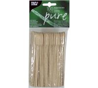 PAPSTAR Agitateurs "pure" en bois Longueur : 130 mm 100 pièces
