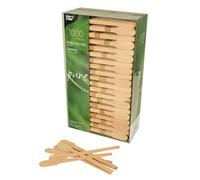 PAPSTAR Agitateurs "pure" longueur 130 mm en bois 1.000 pièces