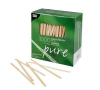 PAPSTAR Agitateurs "pure" Longueur : 140 mm en bois 1.000 pièces