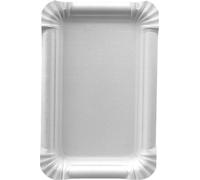 PAPSTAR Assiette en carton "pure" carrée 180 x 260 mm blanc 250 pièces