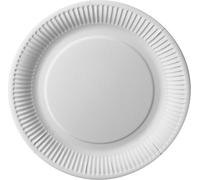 PAPSTAR Assiette en carton "pure" ronde Diamètre : 260 mm blanc 25 pièces