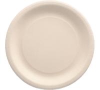 PAPSTAR Assiette en déchets agricoles "pure" ronde 180 mm nature 20 pièces