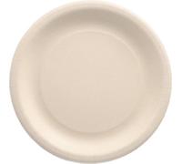 PAPSTAR Assiette en déchets agricoles "pure" ronde 230 mm nature 20 pièces